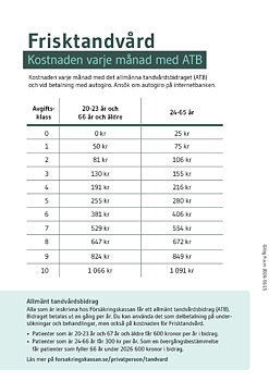 Prislista Frisktandvård