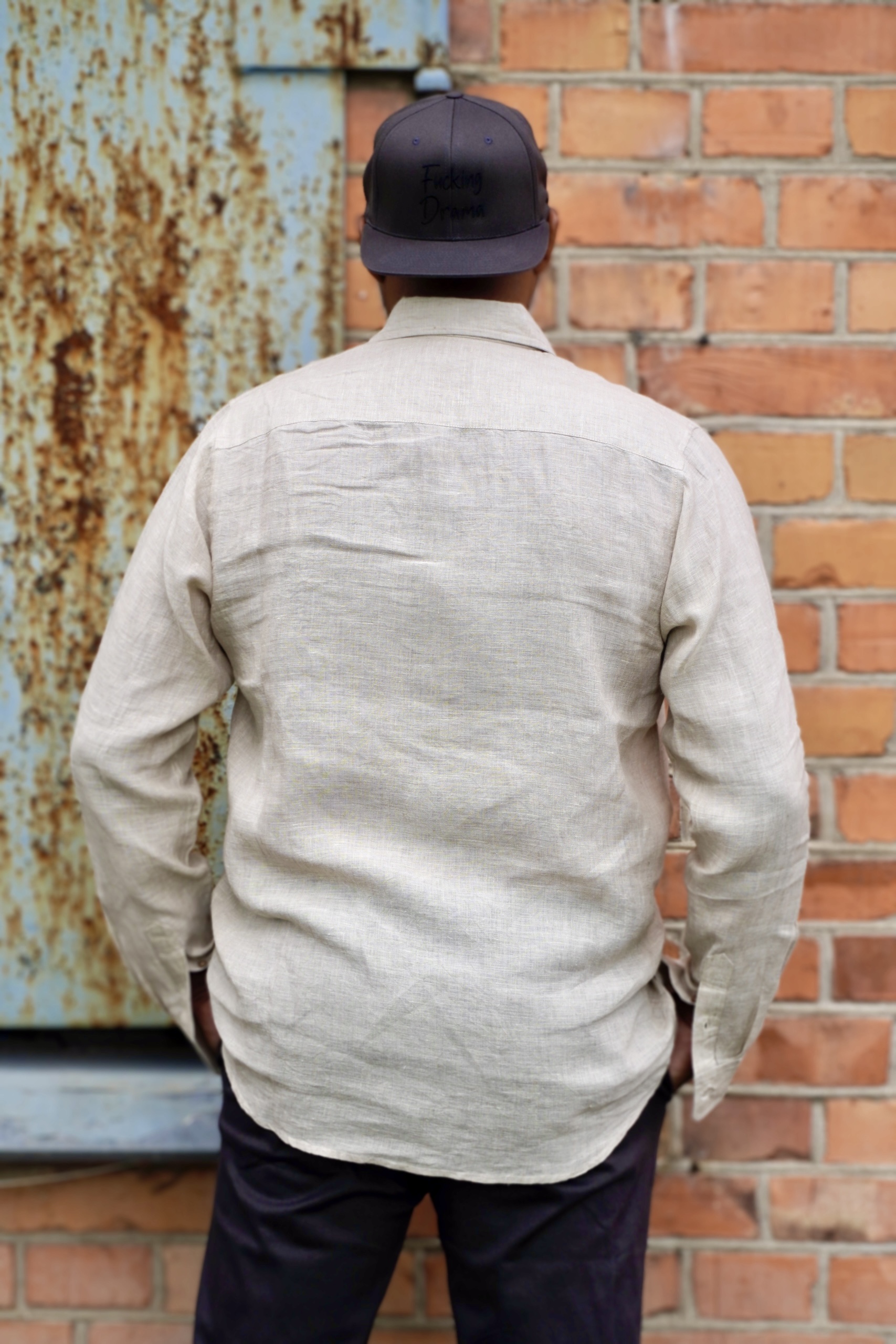 JOE SHIRT LINEN  COFFEE - 14