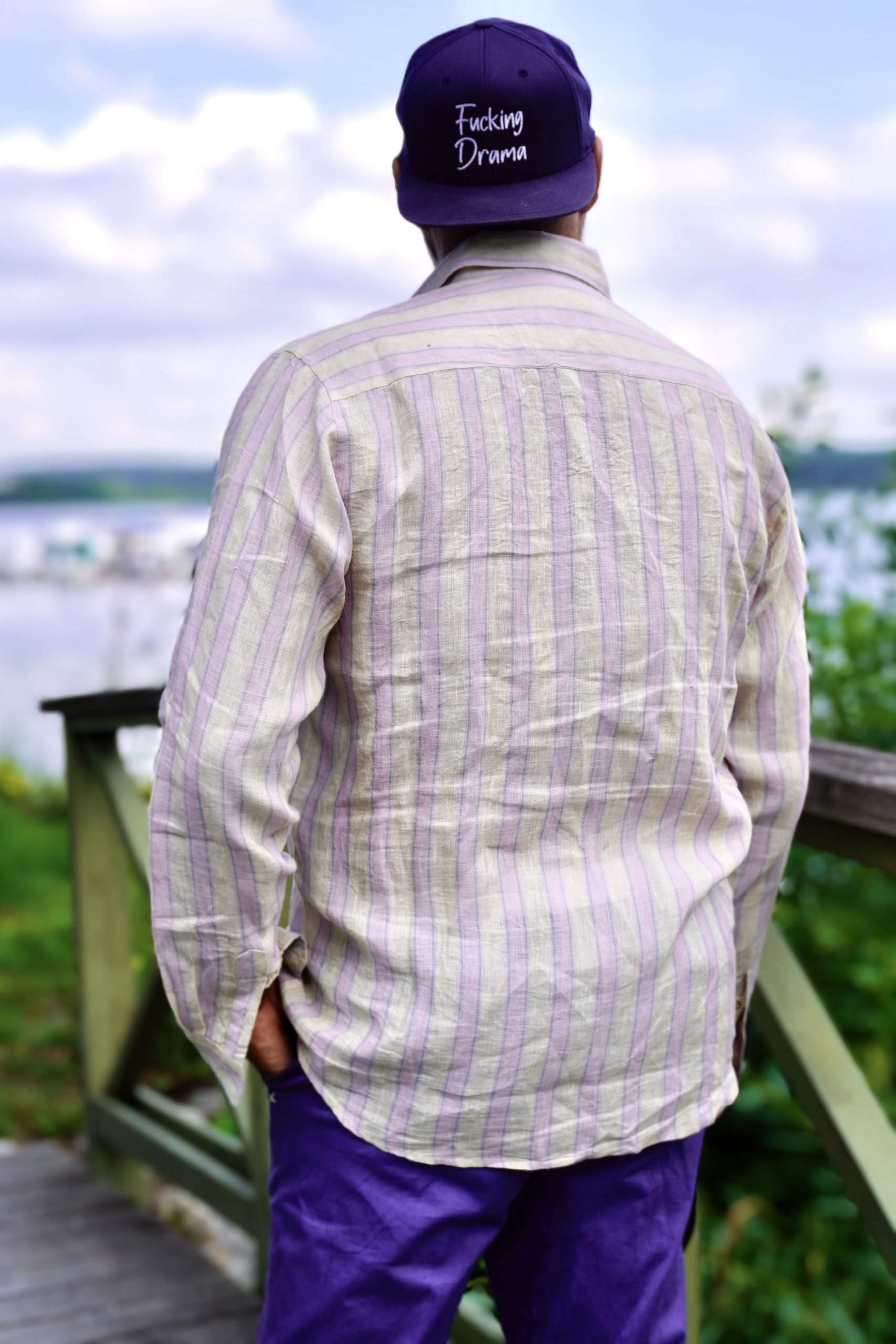 JOE SHIRT LINEN ICECREAM  - 6