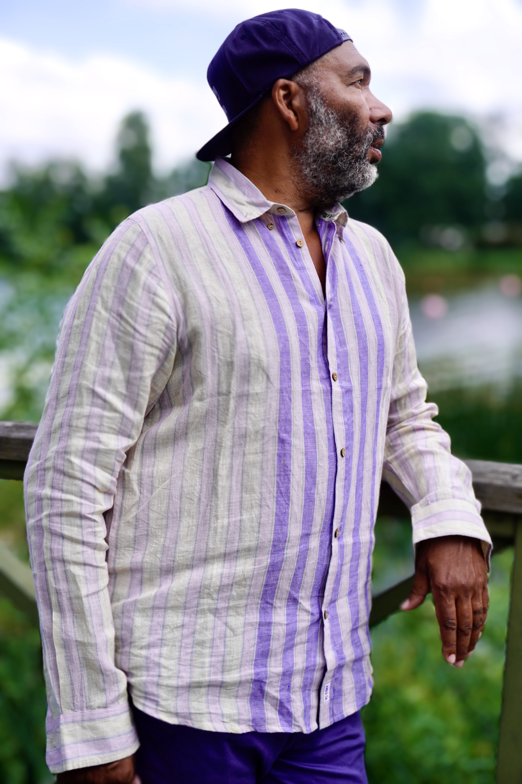 JOE SHIRT LINEN ICECREAM  - 3