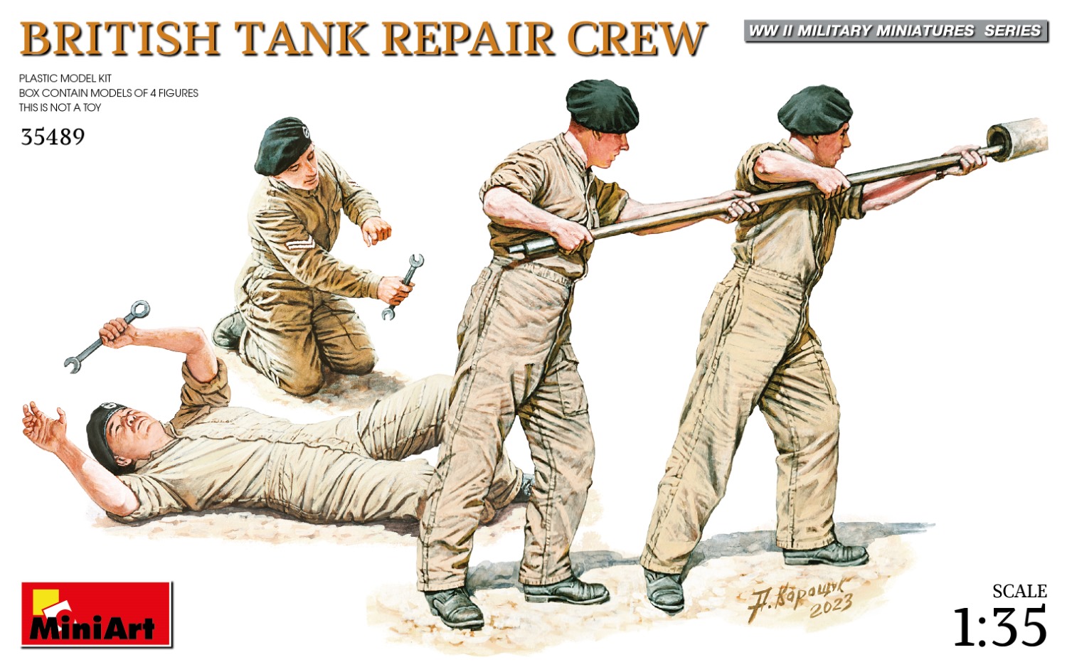 1/35 BRITISH TANK REPAIR CREW