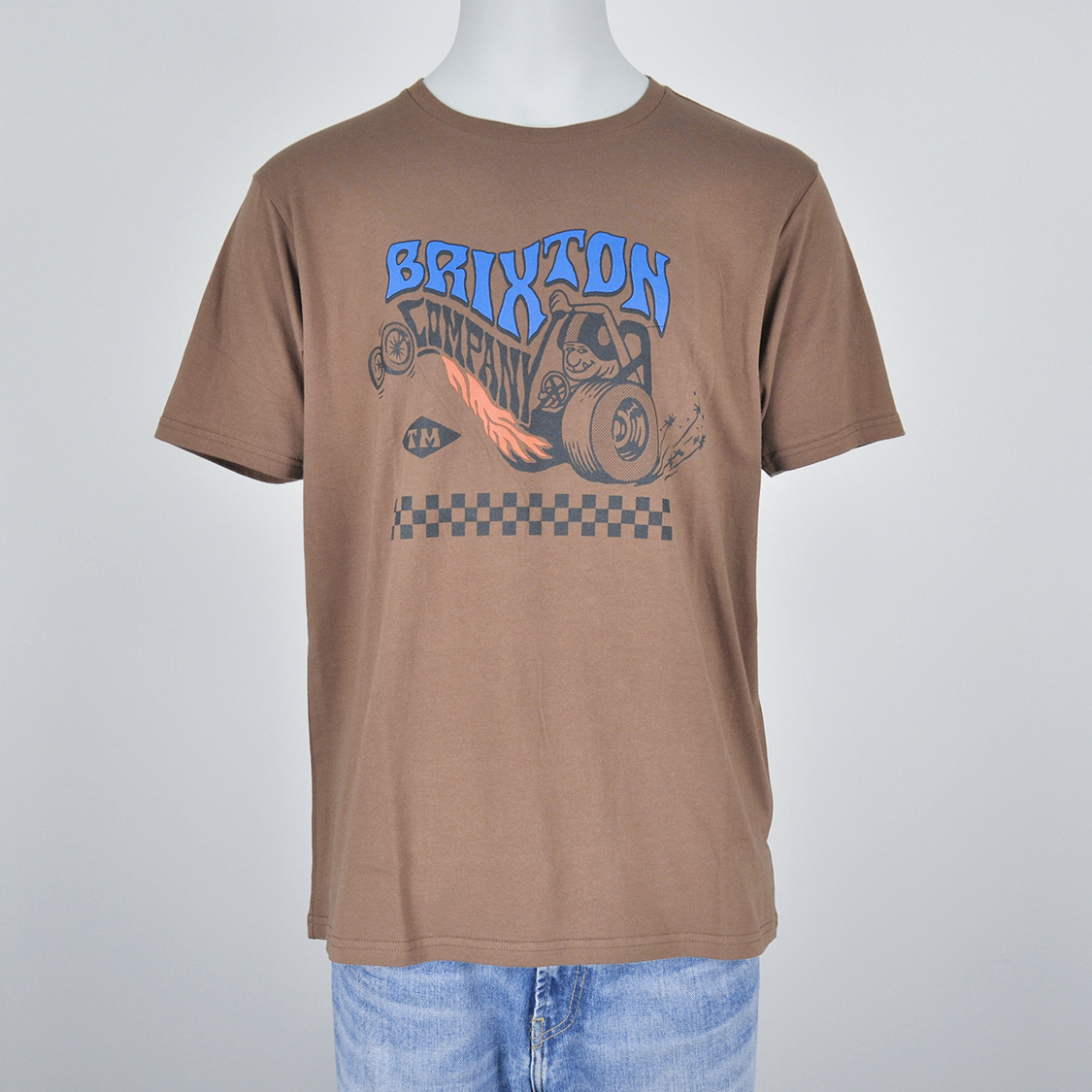 Brixton - Livestock T-shirt Pinecone Brown