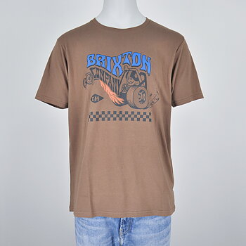 Brixton - Livestock T-shirt Pinecone Brown