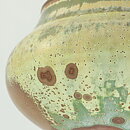 イサク・イサクソン  一点もの  ベージュの結晶釉のボウル  茶碗  (11cm)  2000年代  #9