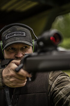 NORMA® Black Camo Snapback Cap