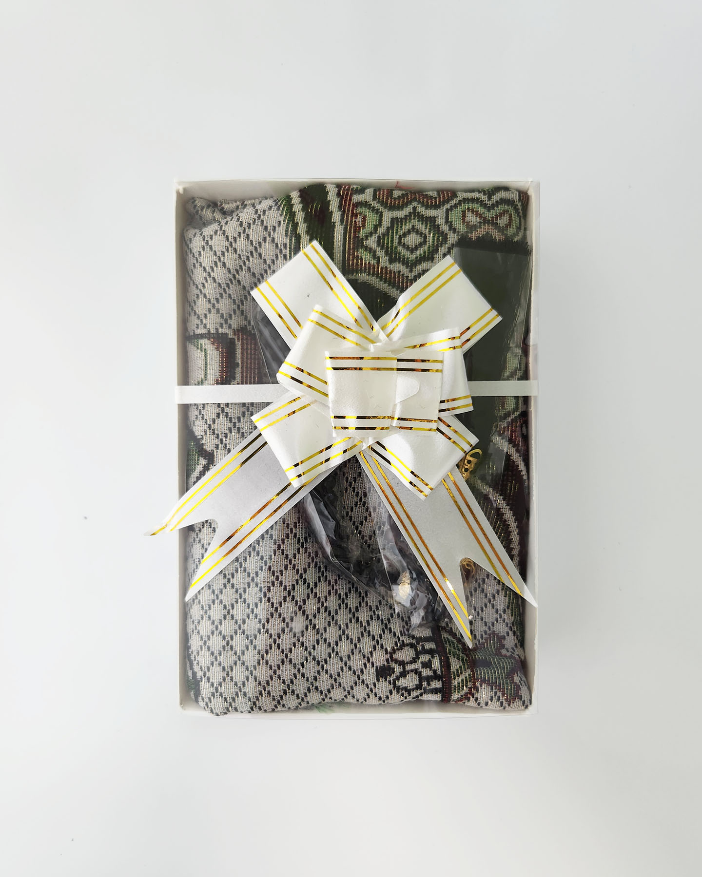  Gift set - Prayer mat with rosary - Black