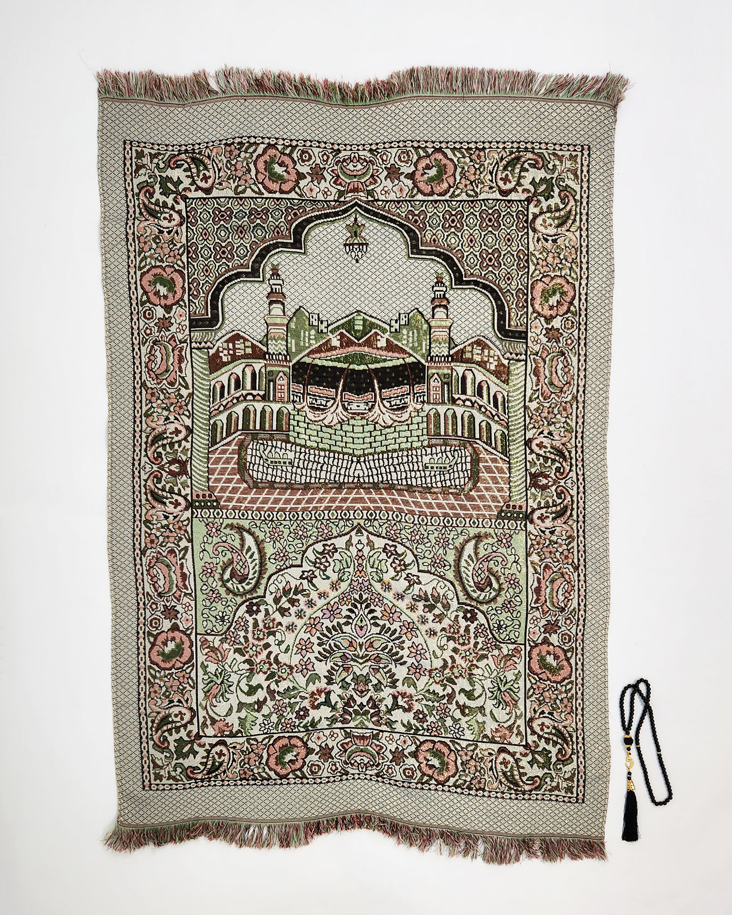  Gift set - Prayer mat with rosary - Black - 2