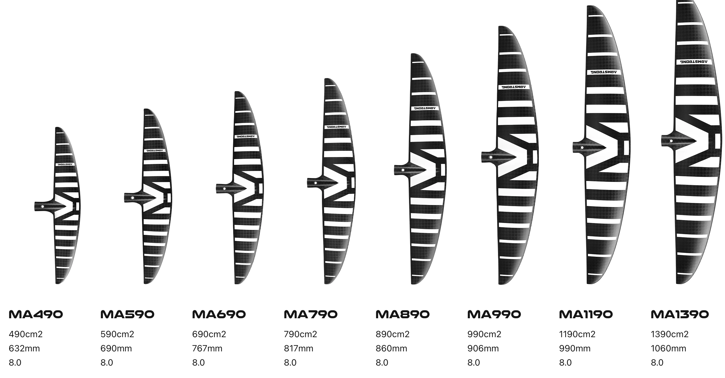 Armstrong foil vinge front MA MK II - 4
