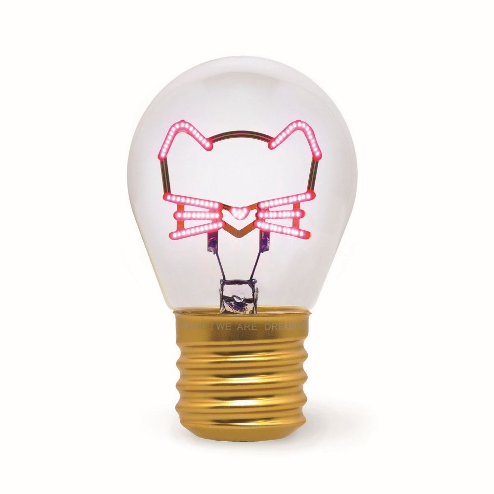 Bulb fiction, glödlampsformad bordslampa, Kitty
