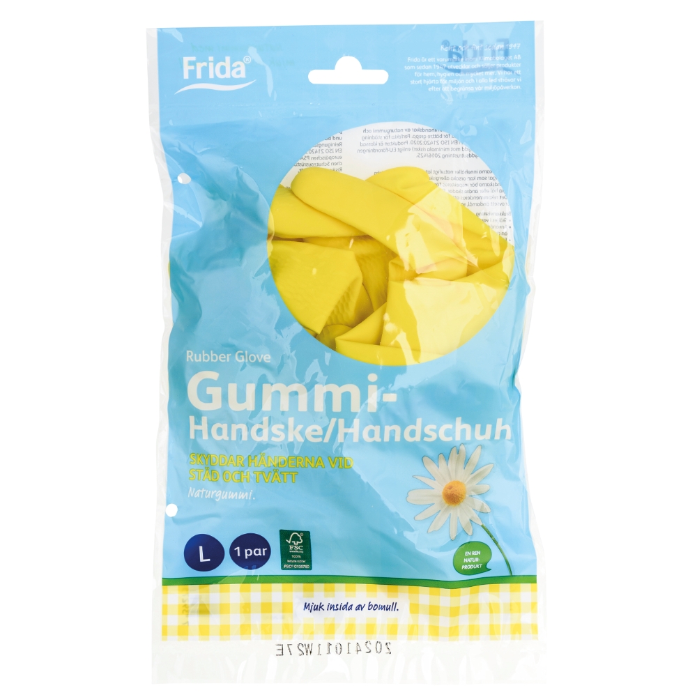 Gummihandske L