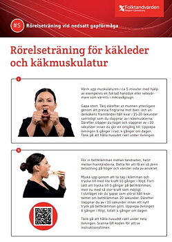 Broschyr bettfysiologi rörelseträning vid nedsatt gapförmåga