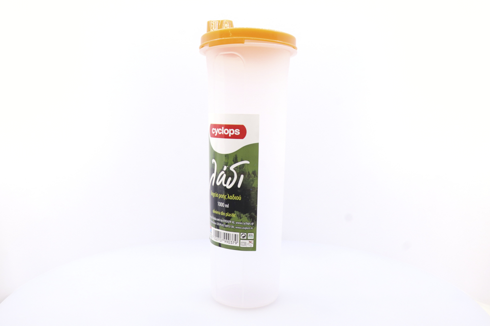 olive oil container 1L in plastic, various colors