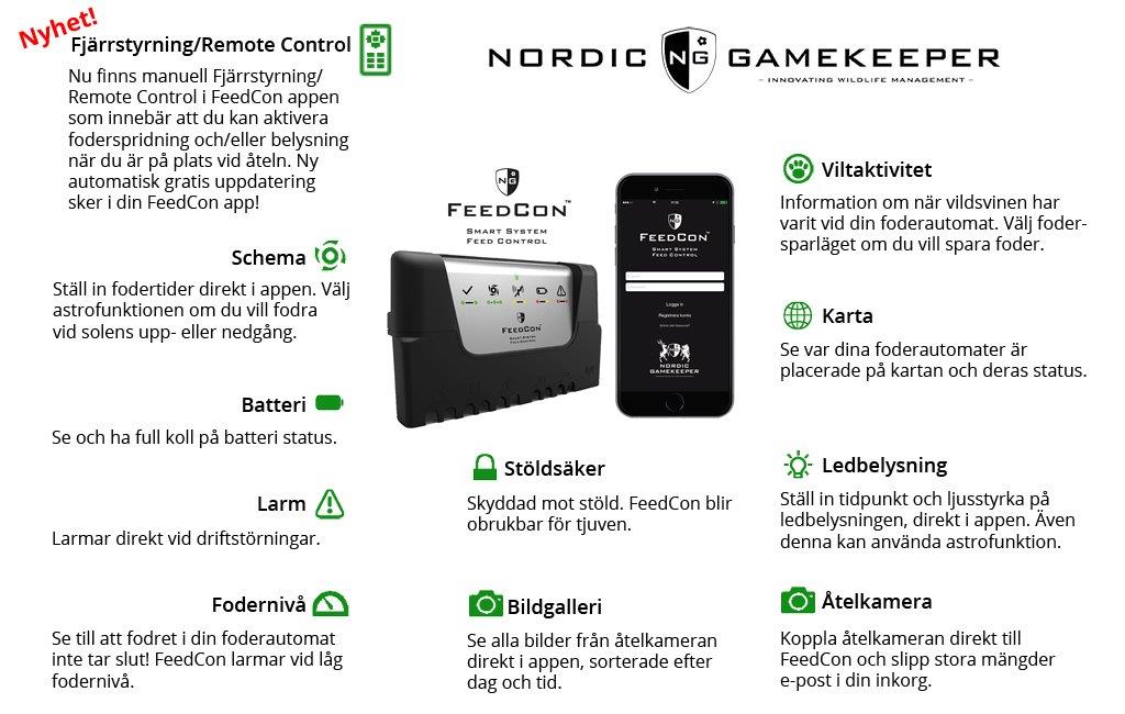 FeedCon Fjärrstyrd Styrbox till foderspridare - 2