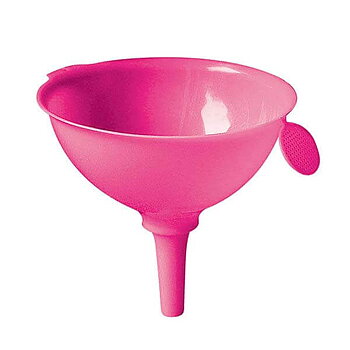 funnel 10cm in plastic, different colors