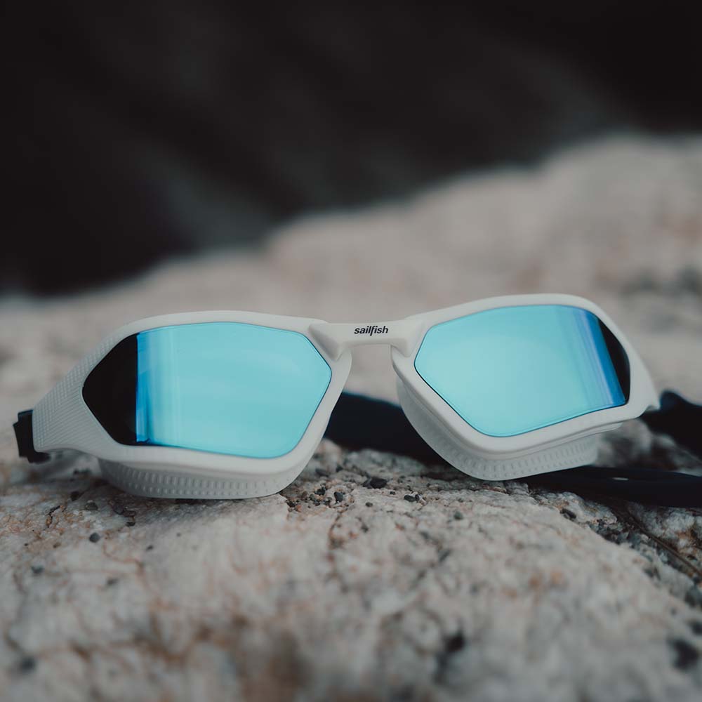 sailfish Swim Goggle Streamer, blue mirror