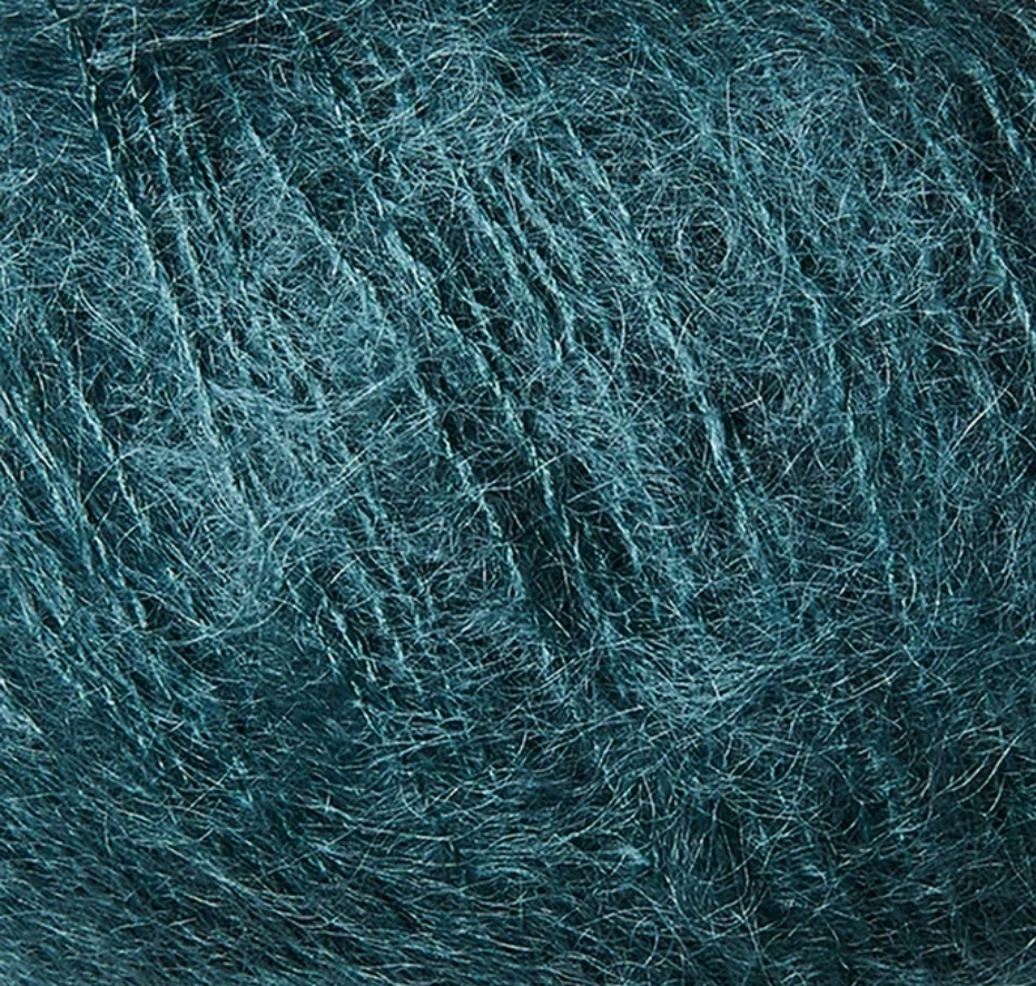 Soft Silk Mohair Petroleum Green  25g Knitting for Olive - 2
