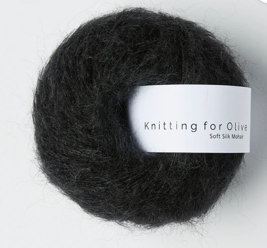 Soft Silk Mohair Licorice 25g Knitting for Olive
