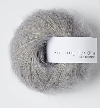 Soft Silk Mohair Rainy Day  25g Knitting for Olive