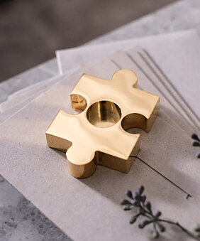 Skultuna PPG Puzzle Ljushållare Förgylld