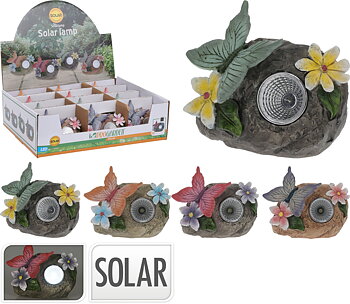 Solcellslampa fjäril
