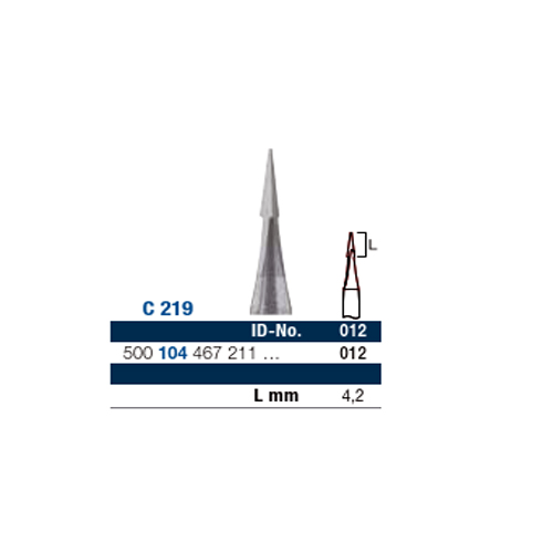 Splint Burs  C219, 6st.
