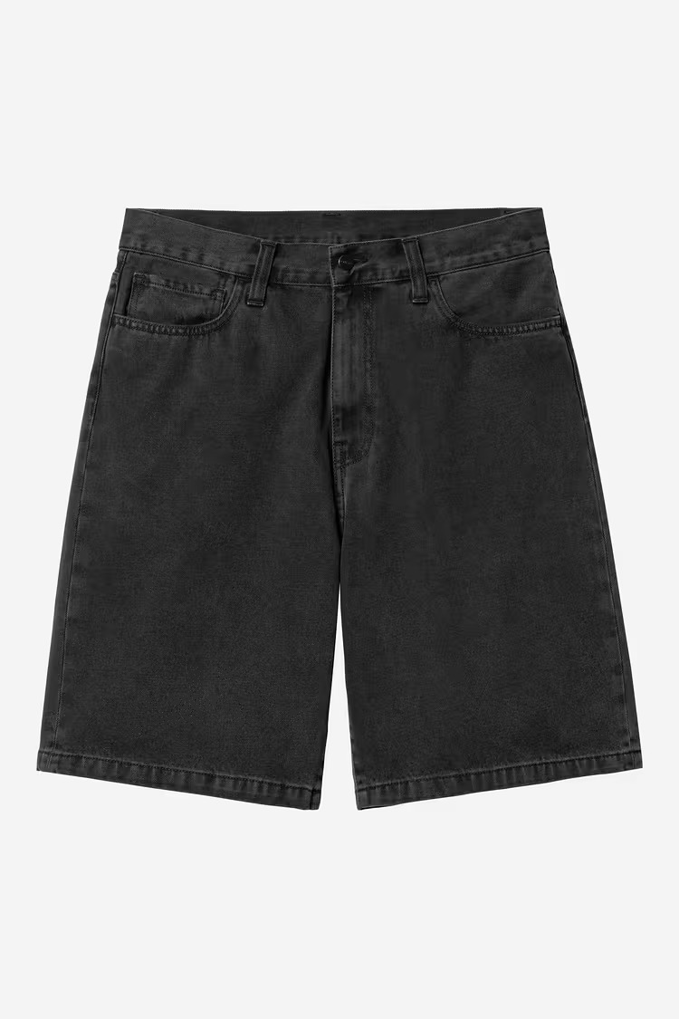 Carhartt WIP Landon Jeansshorts Black Stone Washed - 6