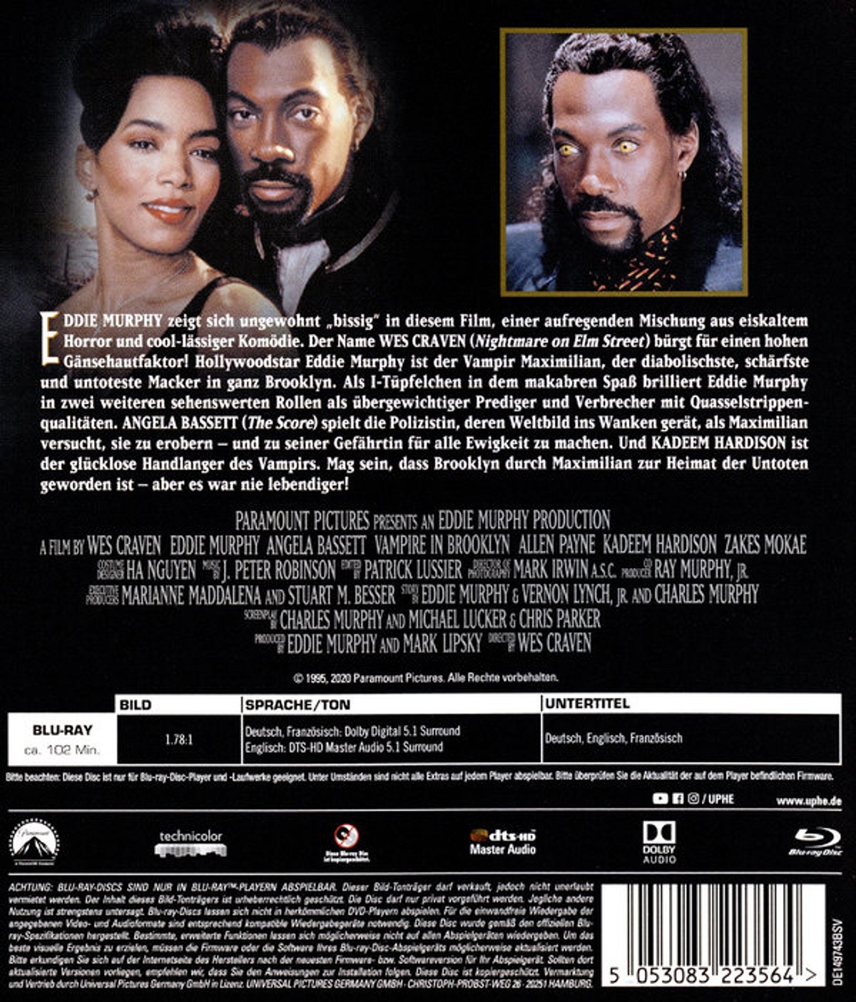 Vampire In Brooklyn (ej svensk text) (Blu-ray) - 2