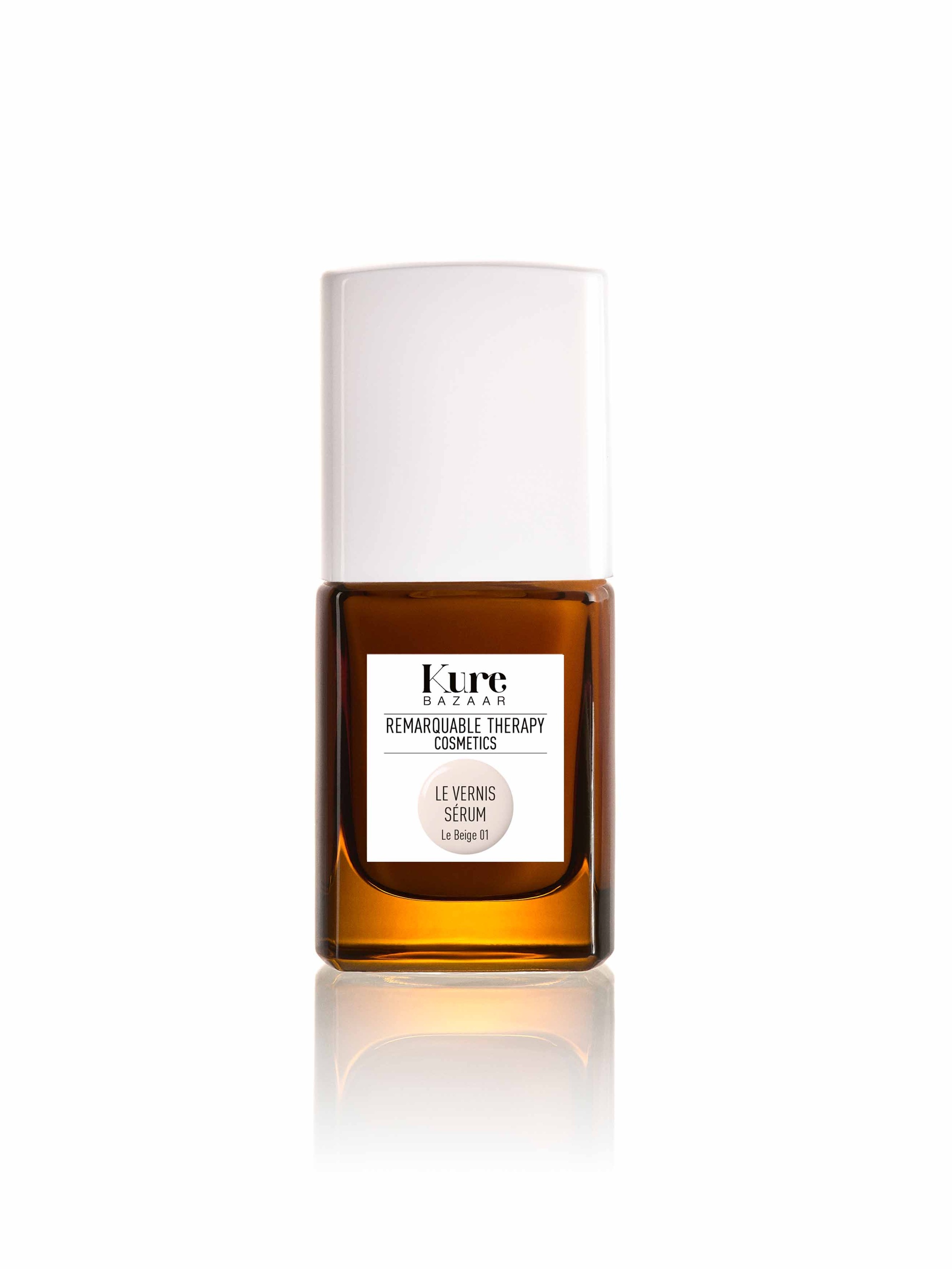 Kure Bazaar Remarquable Therapy Färgade nagelförstärkare Le Beige 01