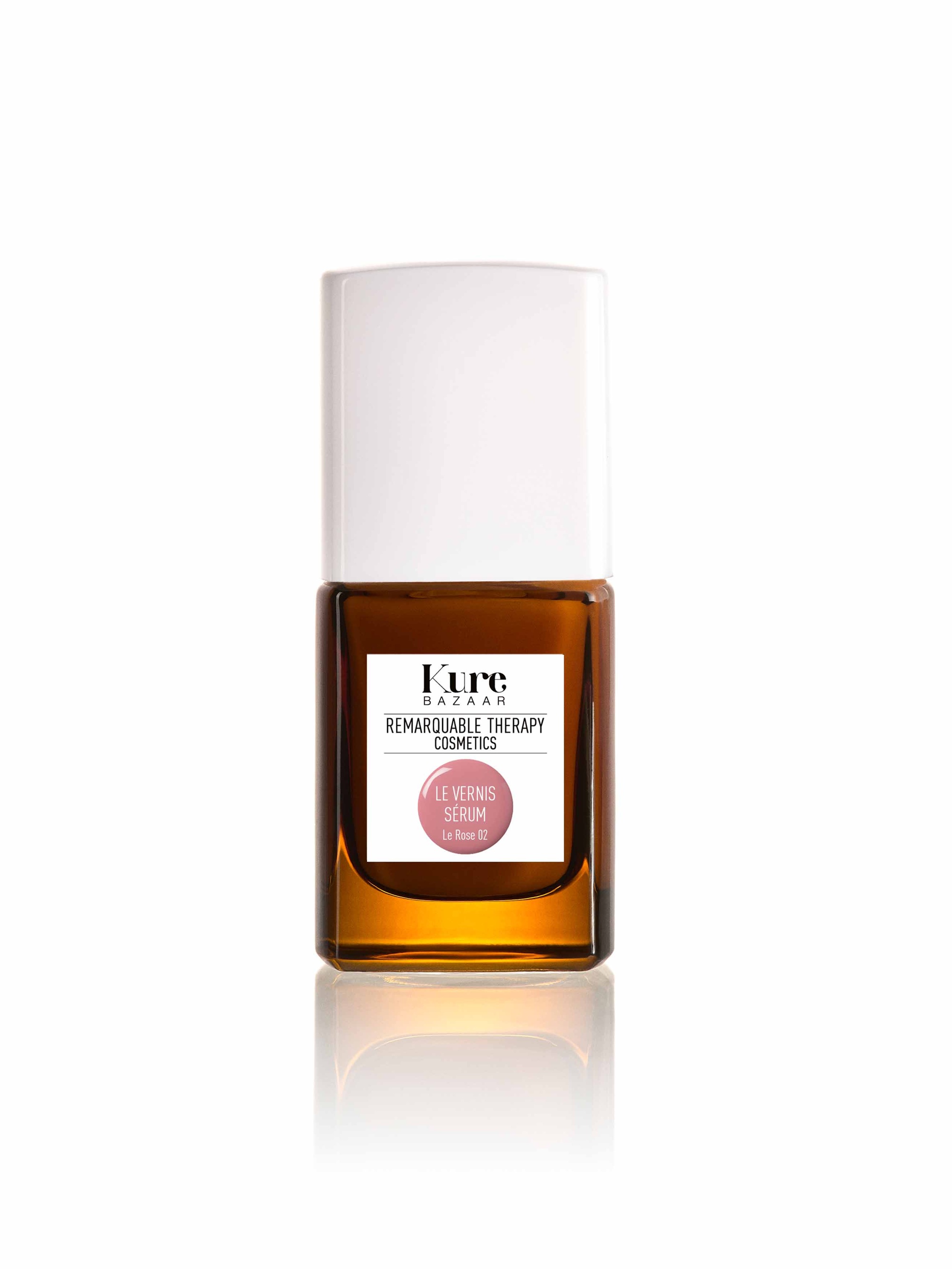 Kure Bazaar Remarquable Therapy Färgade nagelförstärkare Le Rose 02