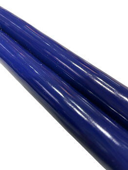 Antique Candle Flag Blue 45 cm Lacquer
