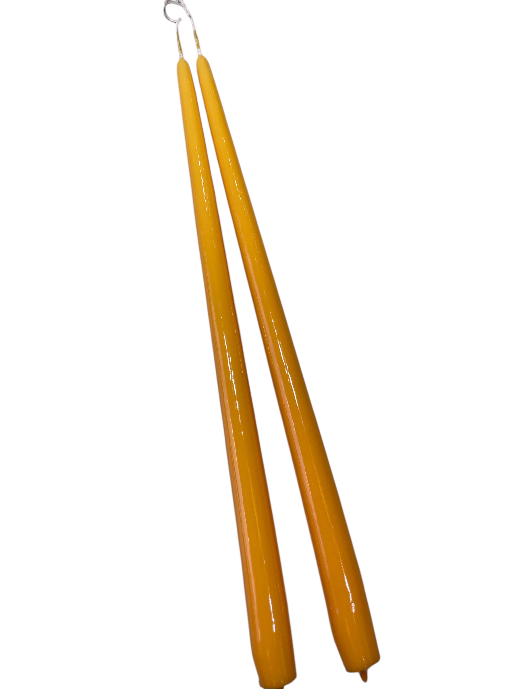 Antique Candle Yellow 45 cm 