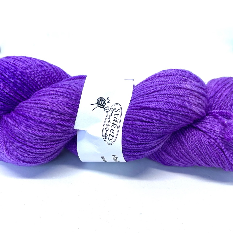 Handfärgad Stäket Sock lila - 3