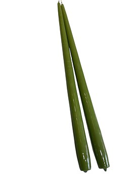 Antikljus Lindgrön 45 cm Lack Parljus