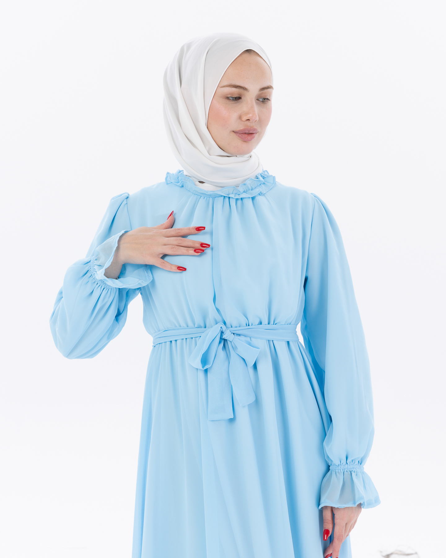 Day dress - Blue - 8