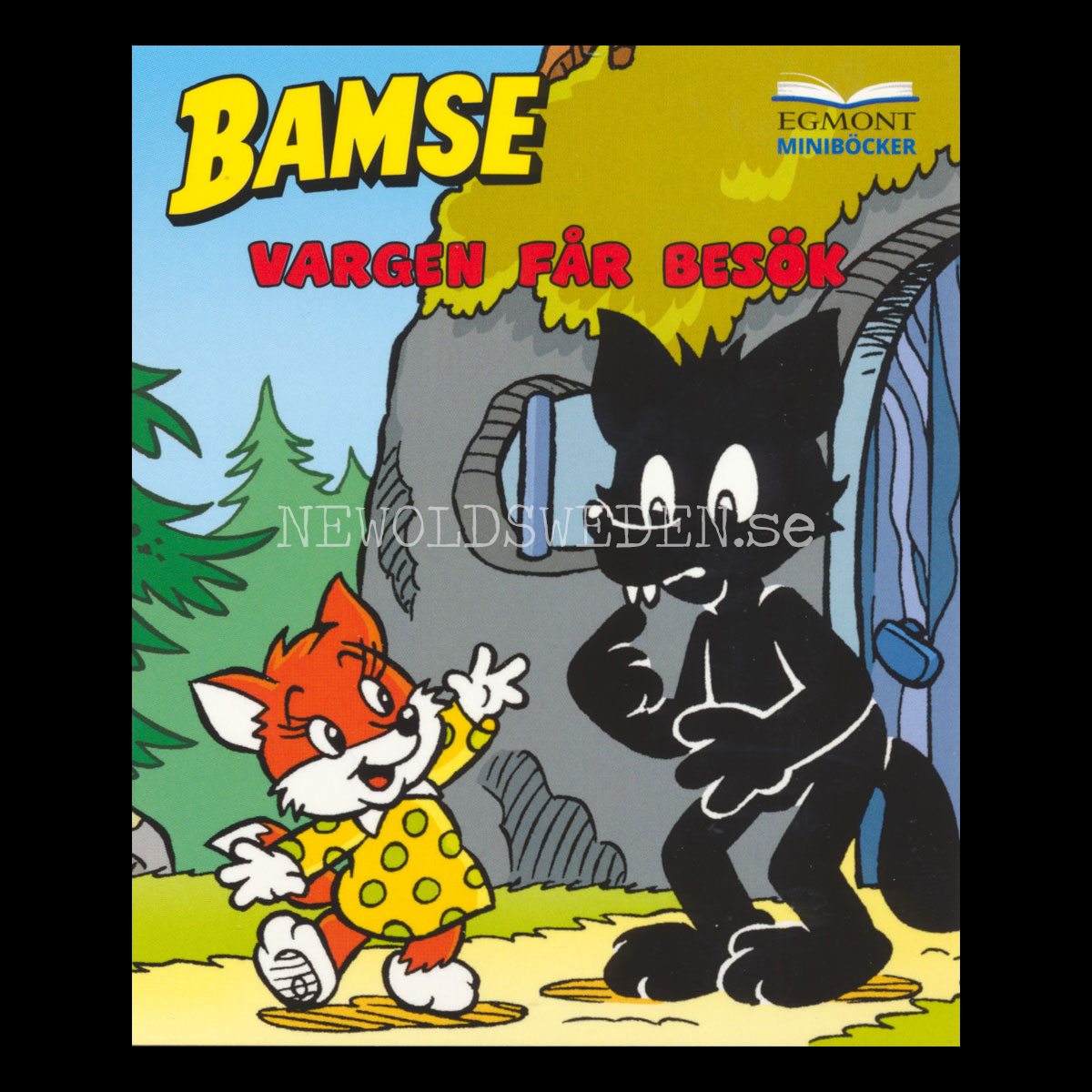 VARGEN FÅR BESÖK - BAMSE MINIBÖCKER - MB210