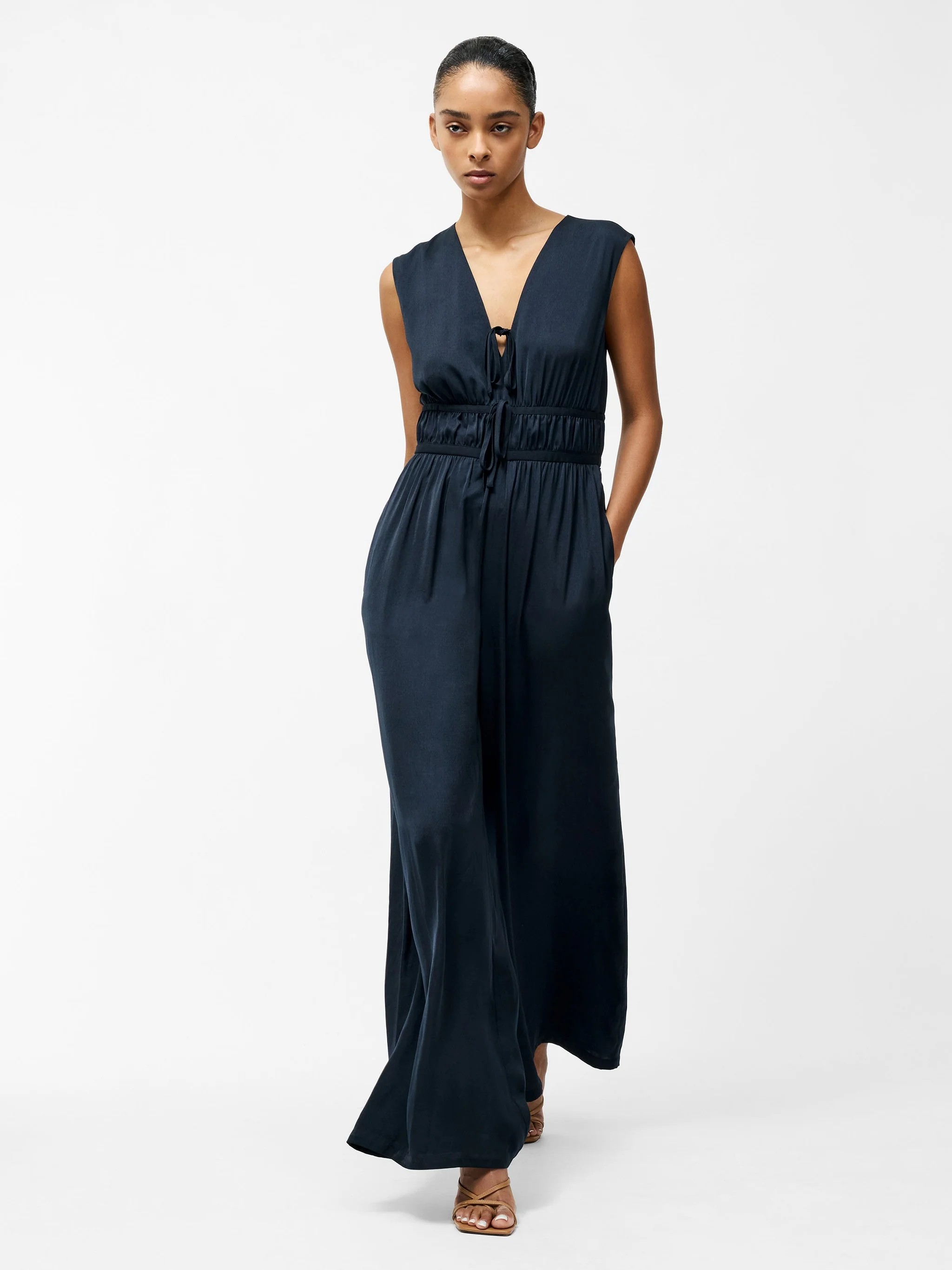 Damasco Air Flow Poly Jumpsuit - French Connection