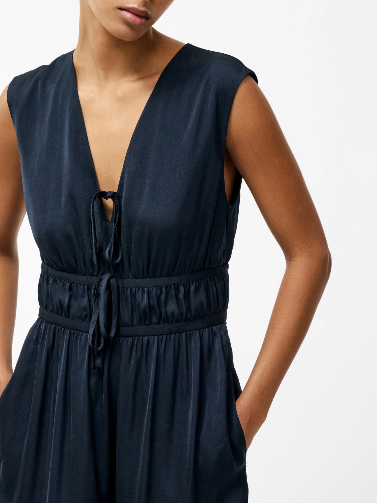 Damasco Air Flow Poly Jumpsuit - French Connection - 4