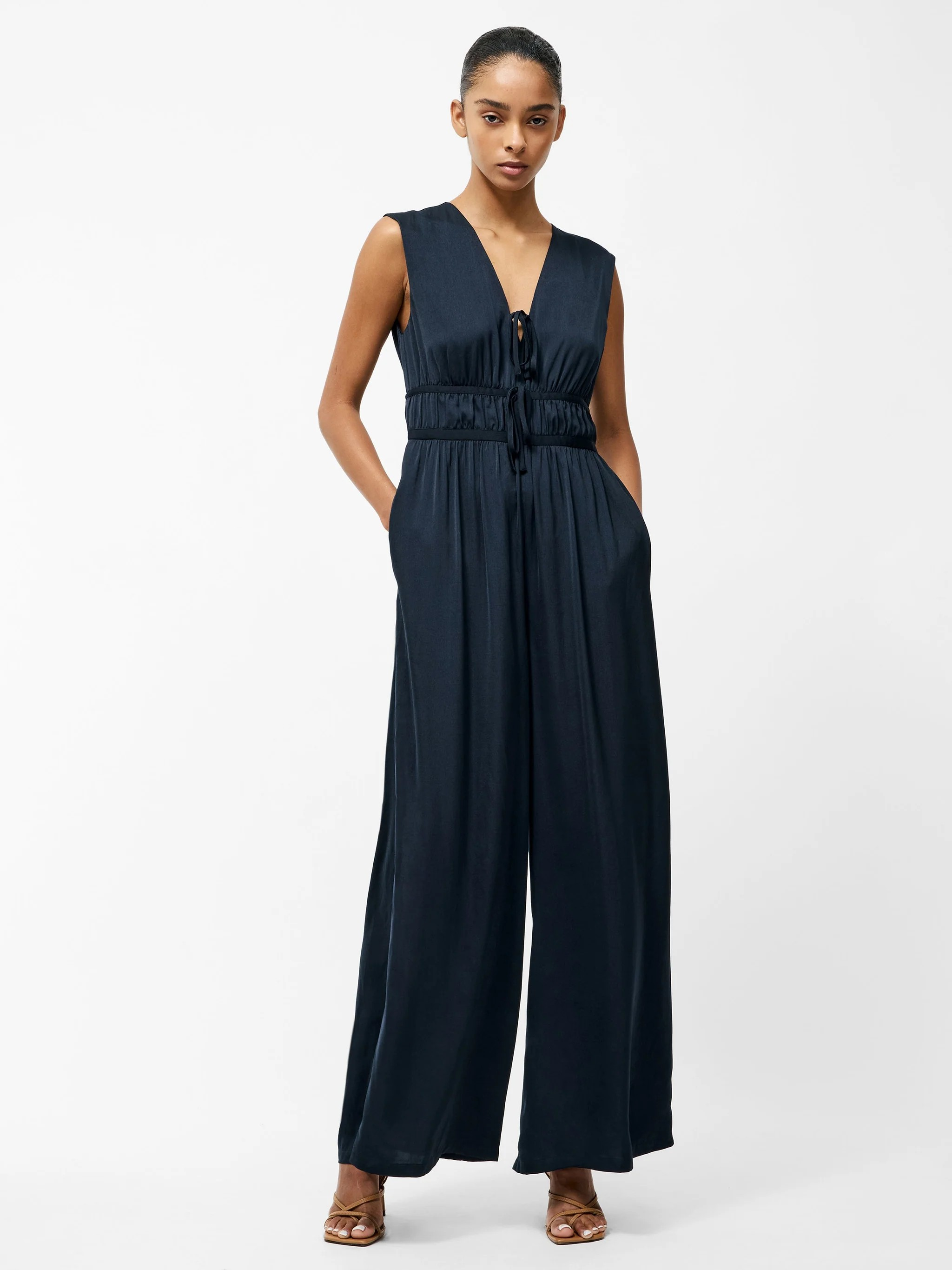 Damasco Air Flow Poly Jumpsuit - French Connection
