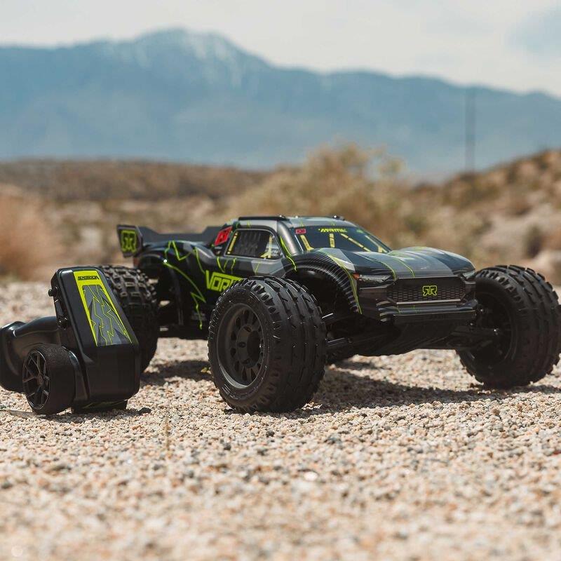 ARRMA 1/10 VORTEKS 223S DSC 2WD RTR Brushless Stadium Truck, Yellow - 30
