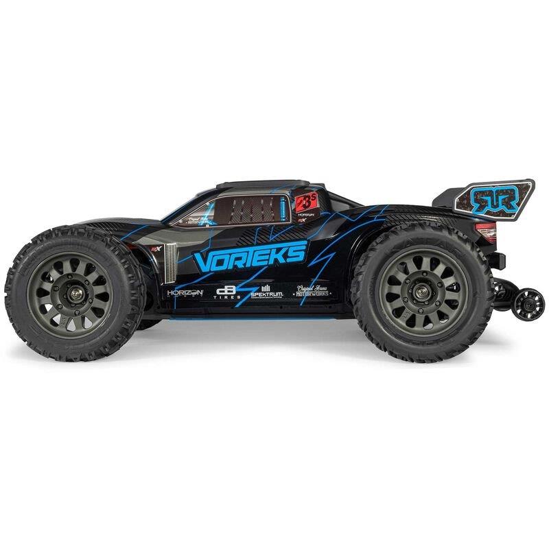 ARRMA 1/10 VORTEKS 223S DSC 2WD RTR Brushless Stadium Truck, Blue - 9