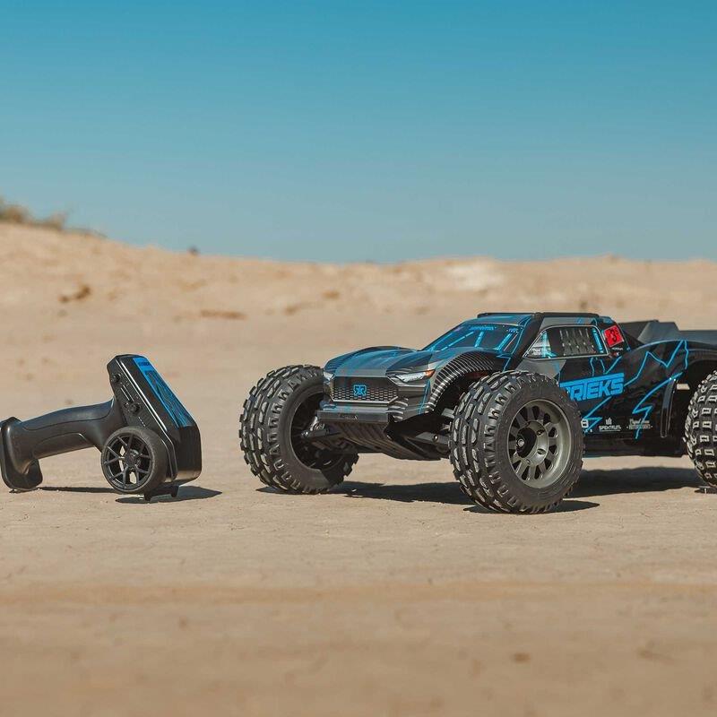 ARRMA 1/10 VORTEKS 223S DSC 2WD RTR Brushless Stadium Truck, Blue - 28