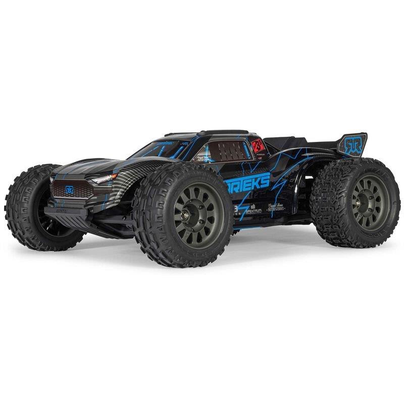 ARRMA 1/10 VORTEKS 223S DSC 2WD RTR Brushless Stadium Truck, Blue - 2