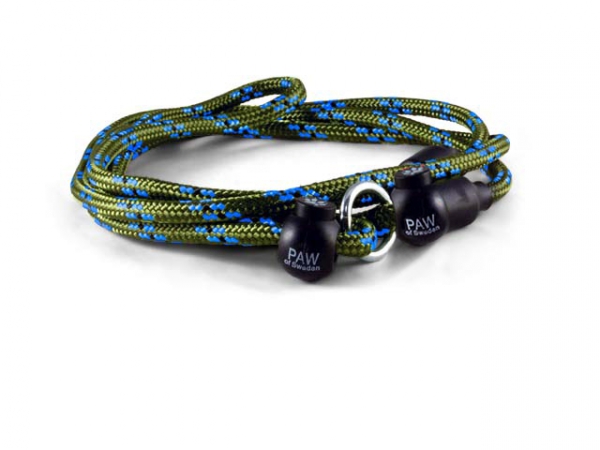 PAW of Sweden Retriever Leash Retriever Stoppers Hunter 0–160 cm – Olive/Turquoise