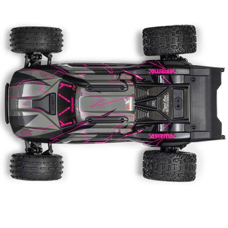 ARRMA 1/10 VORTEKS 223S DSC 2WD RTR Brushless Stadium Truck, Pink - 14