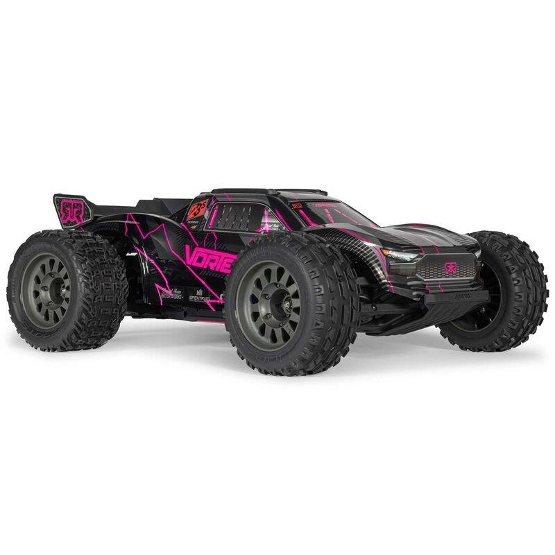 ARRMA 1/10 VORTEKS 223S DSC 2WD RTR Brushless Stadium Truck, Pink - 18