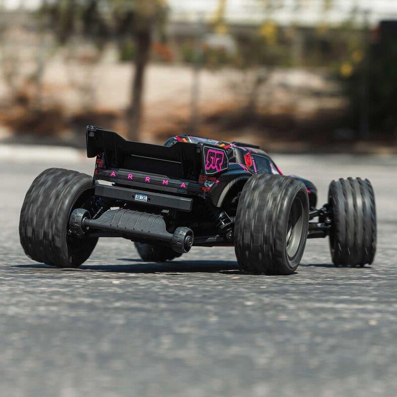 ARRMA 1/10 VORTEKS 223S DSC 2WD RTR Brushless Stadium Truck, Pink - 5