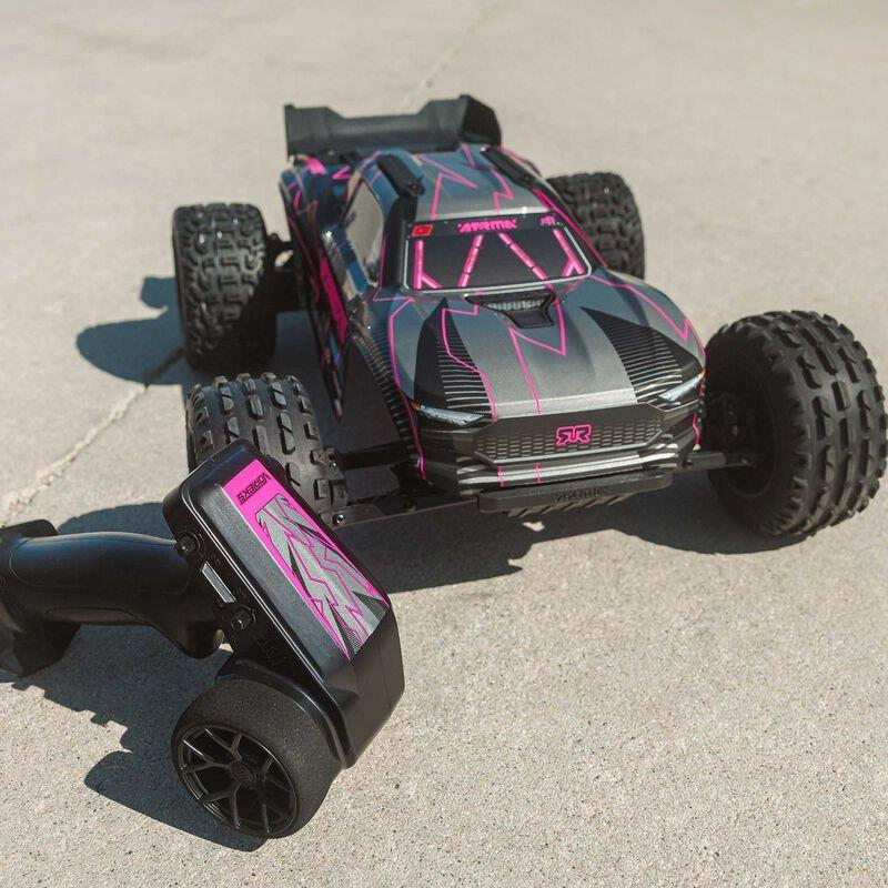 ARRMA 1/10 VORTEKS 223S DSC 2WD RTR Brushless Stadium Truck, Pink - 30