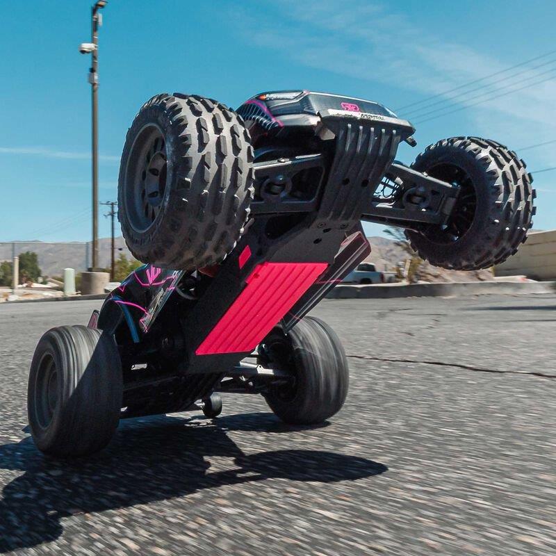 ARRMA 1/10 VORTEKS 223S DSC 2WD RTR Brushless Stadium Truck, Pink - 6
