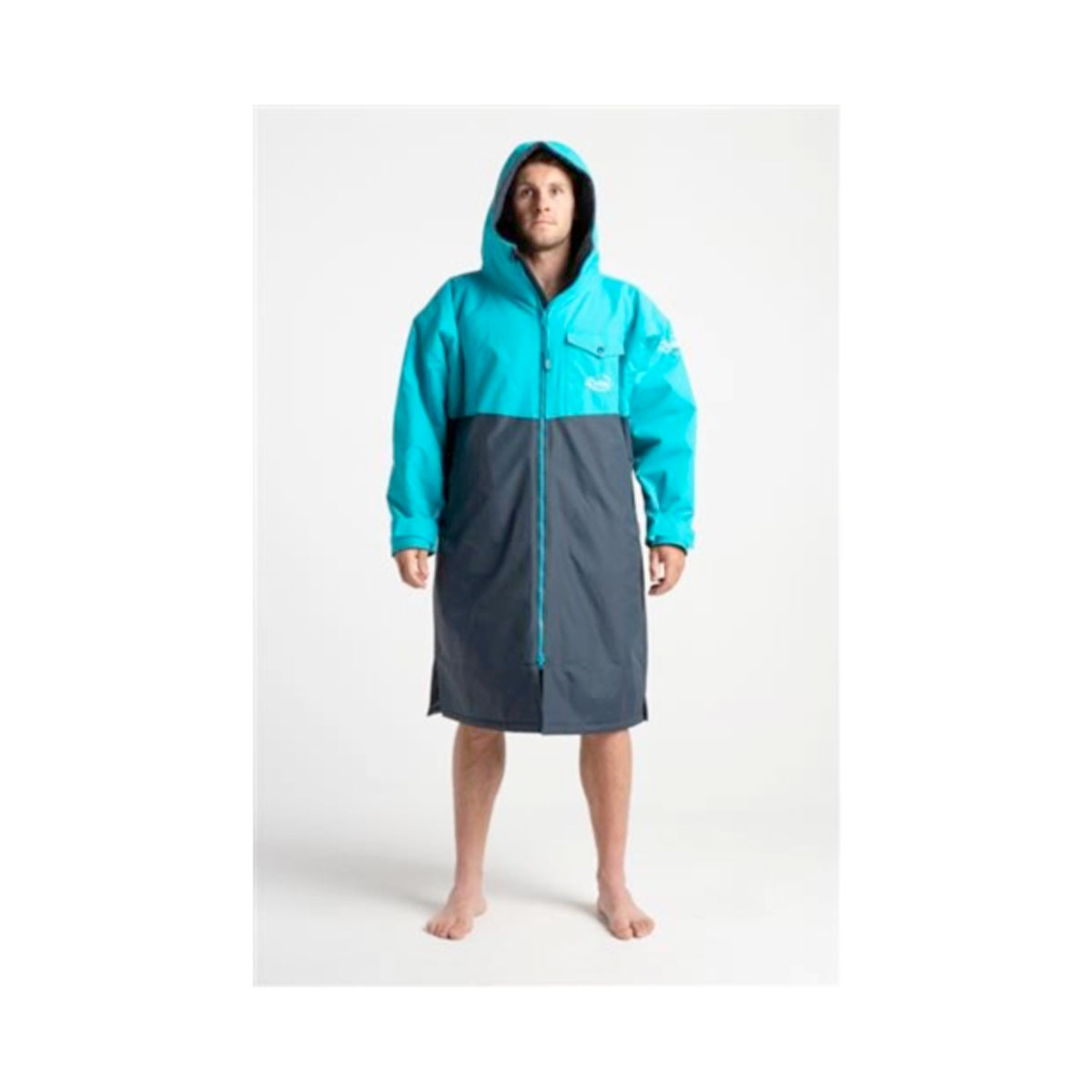 Robie poncho winter dry series long arm blå - 2