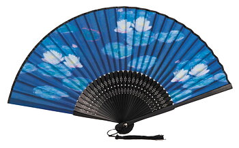 Solfjädrar, Monet, Näckrosor, Bordsdisplay med 20 st. TEMA-produkt